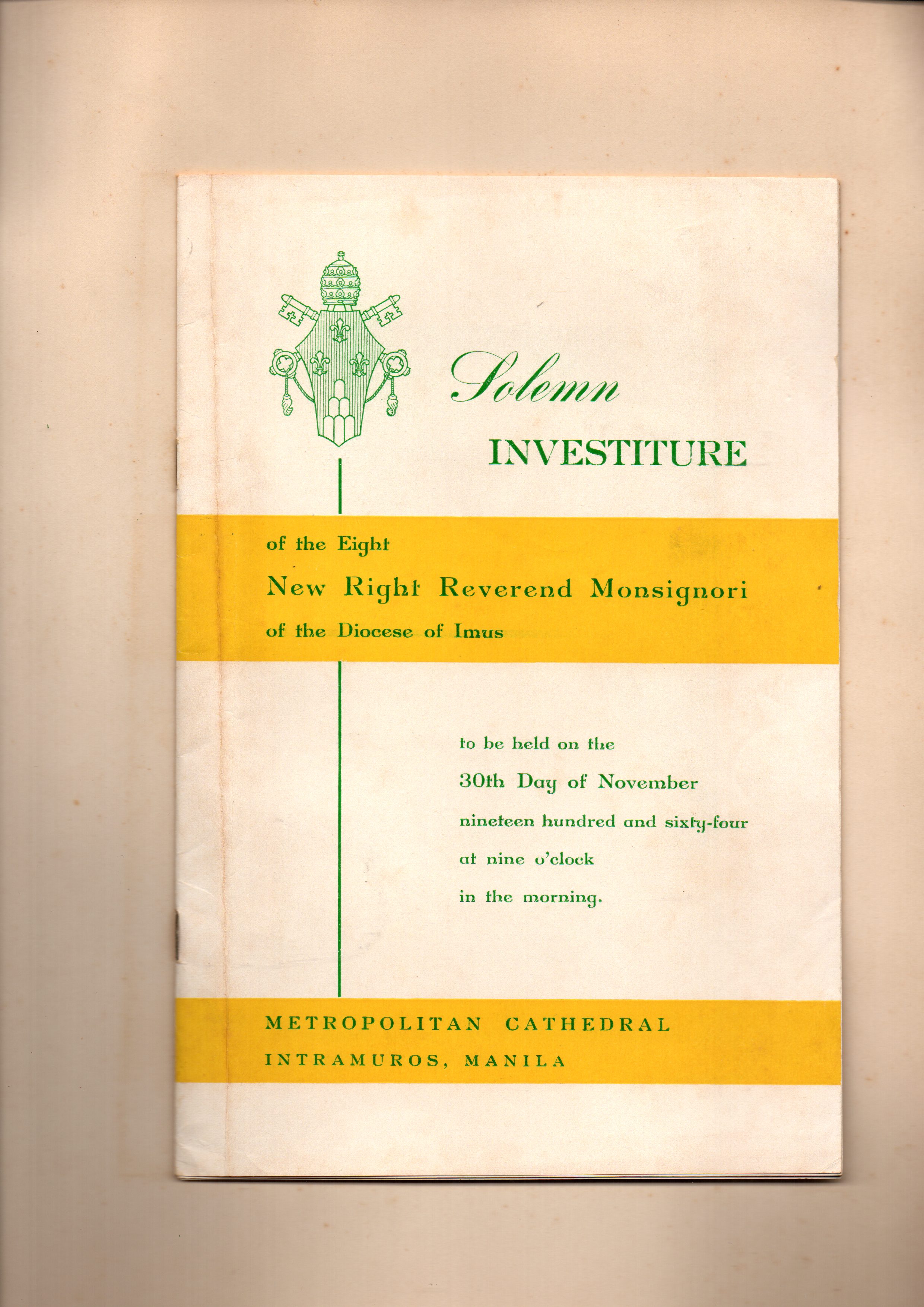 Monsinogri Investiture - Programme (3)